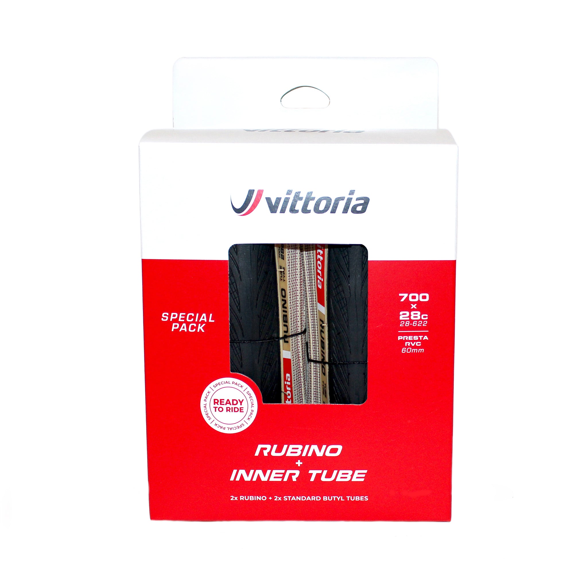 Pack 2 Cubiertas Vittoria Rubino V G2 Plegable 2 Cámaras Marrón #2