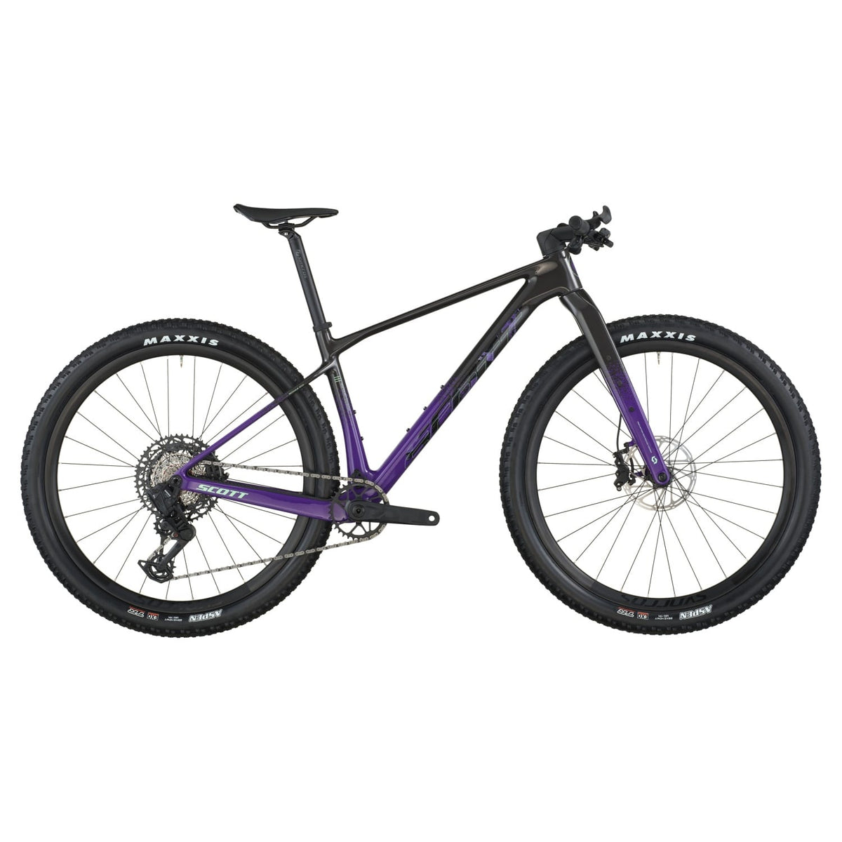 Scott Scale Gravel 10 2026 Carbon Black/Indigo Purple #2