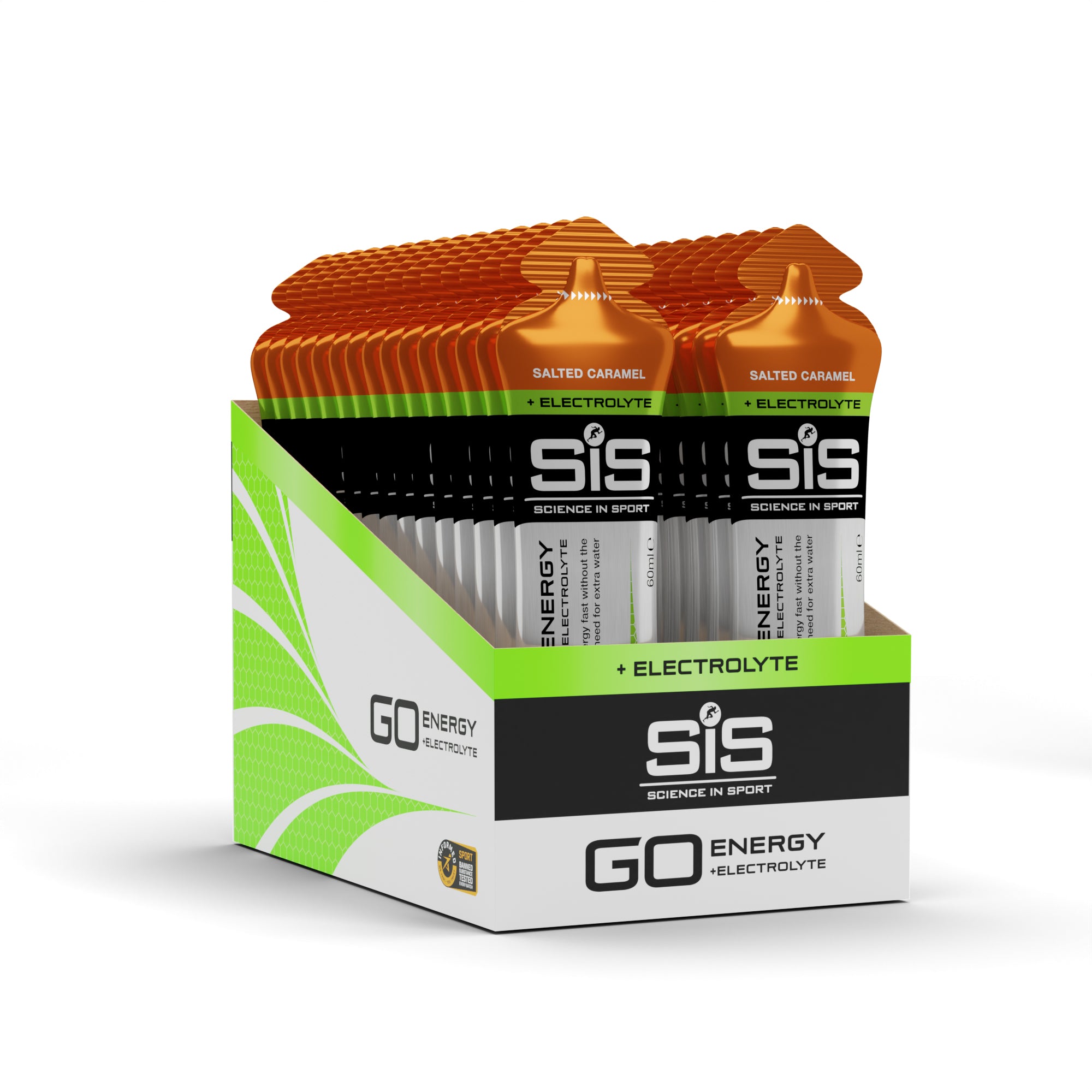 SIS GO Gel Energético/Electrolitos 60ml Caramelo Salado #2