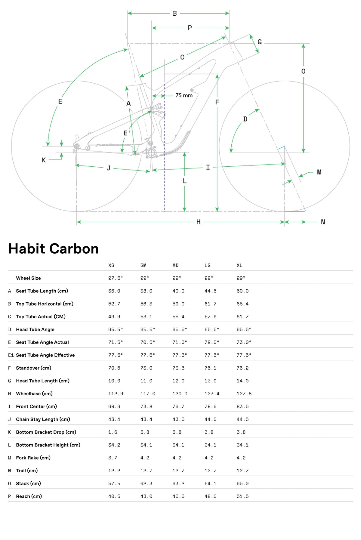 Bicicletas Trail Habit Carbon LTD Cannondale 2024 Tinted Purple #10