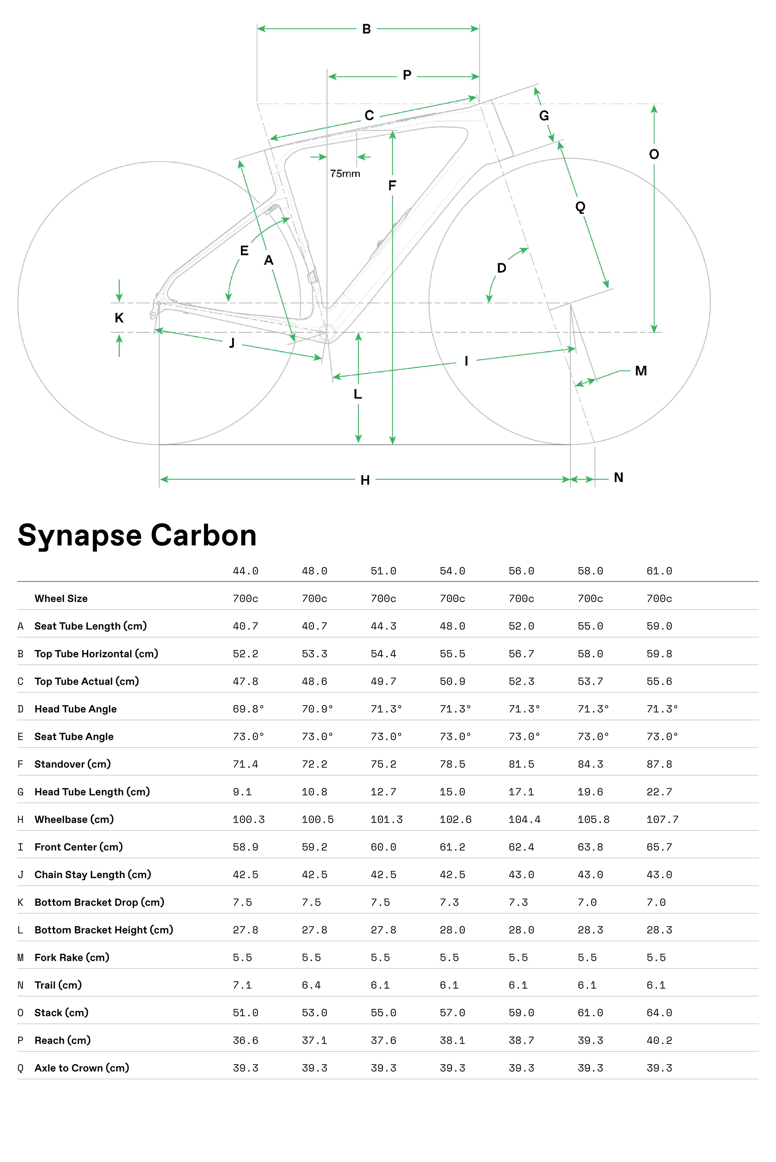 Bicicletas Carretera Synapse Carbon 4 Cannondale 2025 Chalk #8