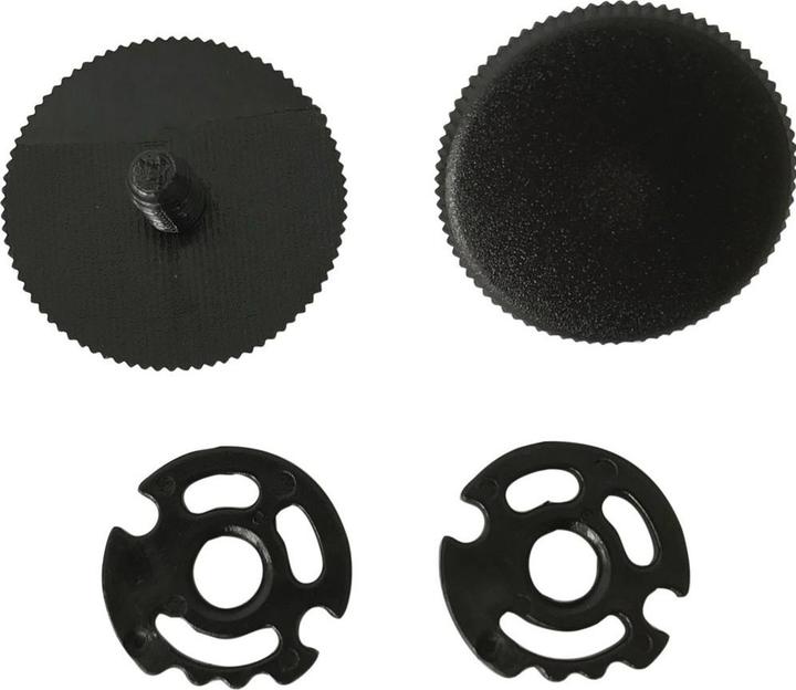 Abus Sistema Fijación Visera Casco Pedelec 2.0/Hyban 2.0 ACE/HUD-Y ACE Negro