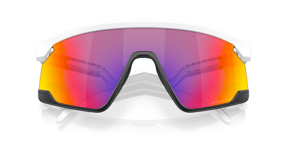 BXTR Gafas de Sol Oakley Blanco Mate Negro Mate Lente Prizm Road #8