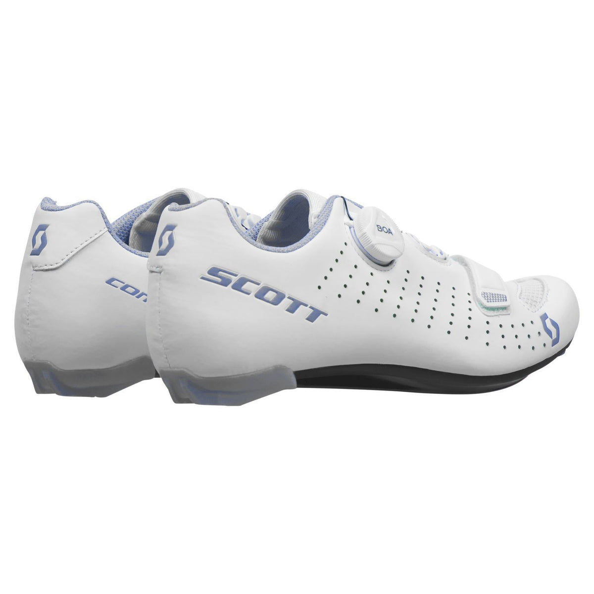 Zapatillas Carretera Scott Road Comp BOA Mujer Matt White/Light Blue #6