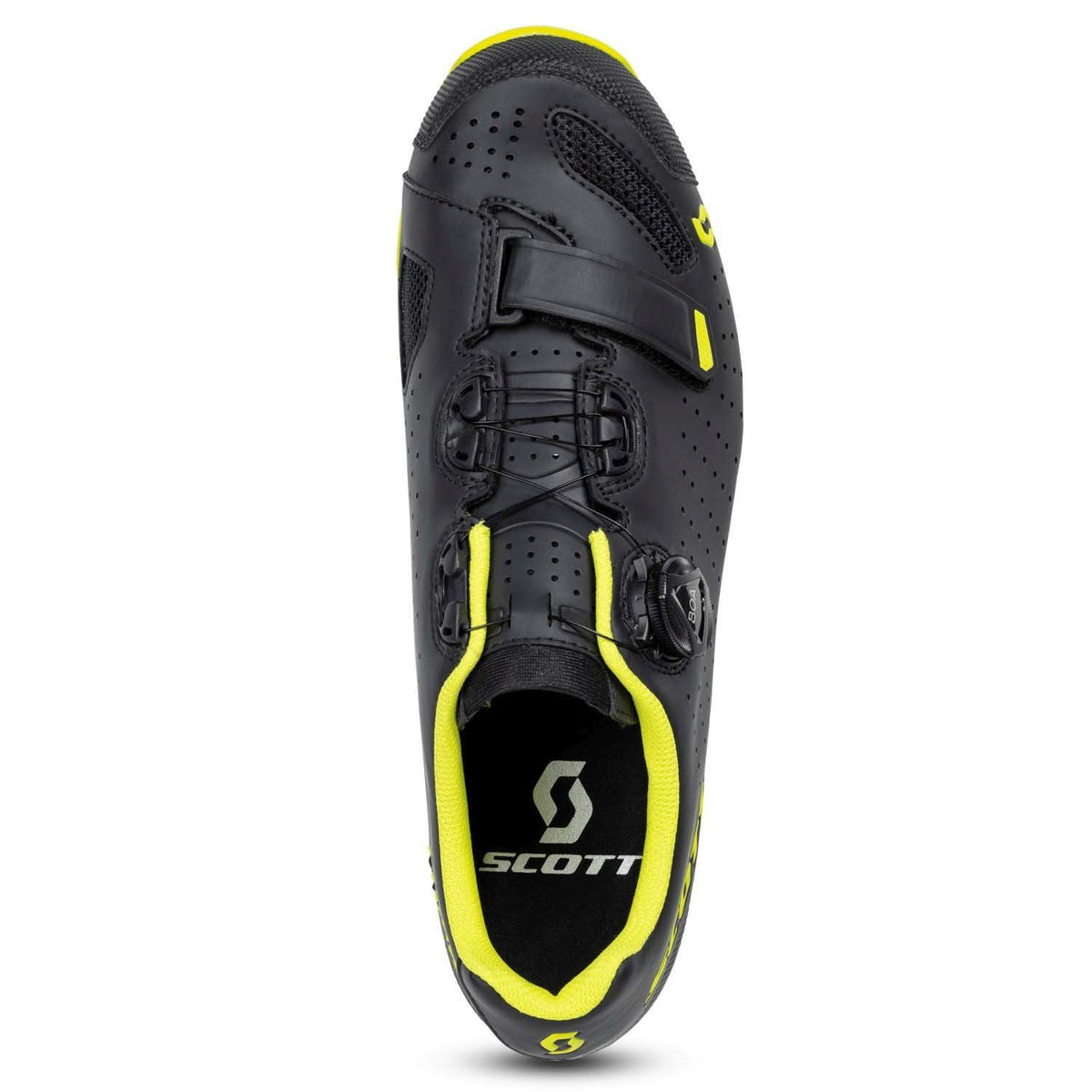 Zapatillas MTB Scott Comp BOA Matt Black/Sulphur Yellow #6