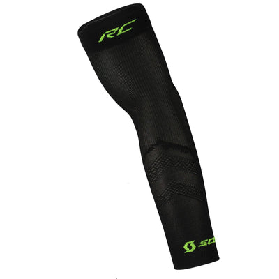Manguitos Scott RC Compression Black/Safety Yellow