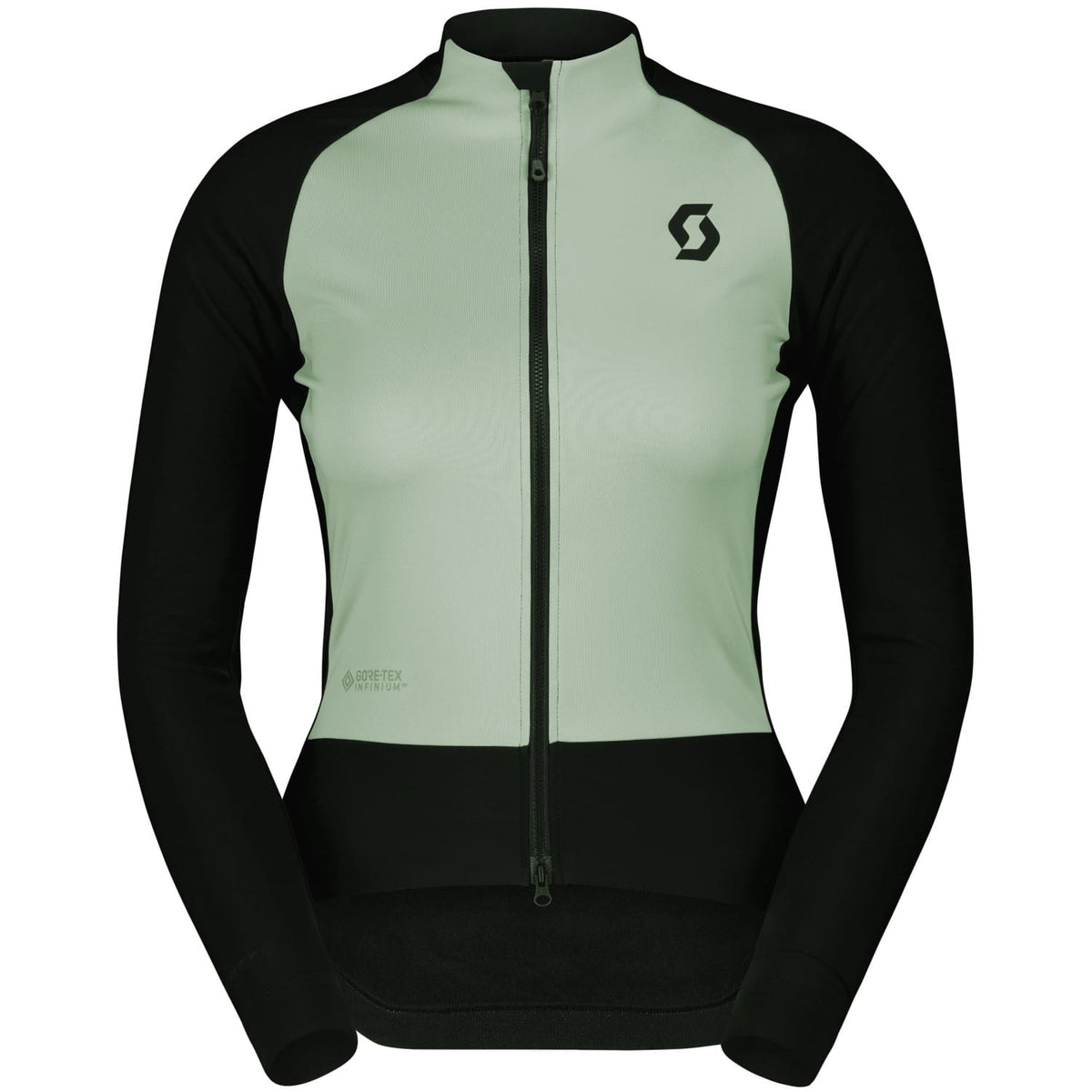 Chaqueta Scott RC Pro Warm Hybrid GTX Windstopper Mujer Negro/Fresh Green