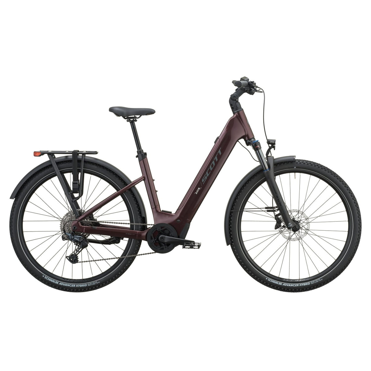 Scott Axis 10 Wave 2027 Aubergine Red #2