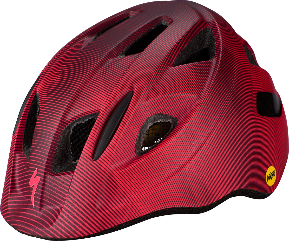 Mio Radsport Helm Specialized Kind Mips Cast Berry/Acid Rosa Refraction - Niño