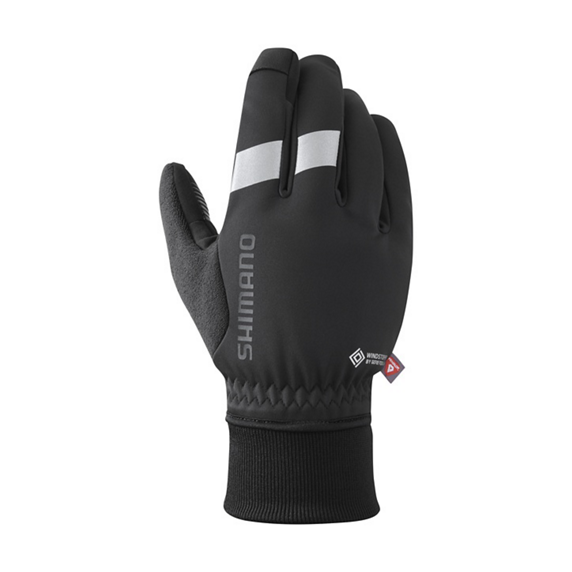 Guantes Shimano Windstopper Primaloft Hombre Negro