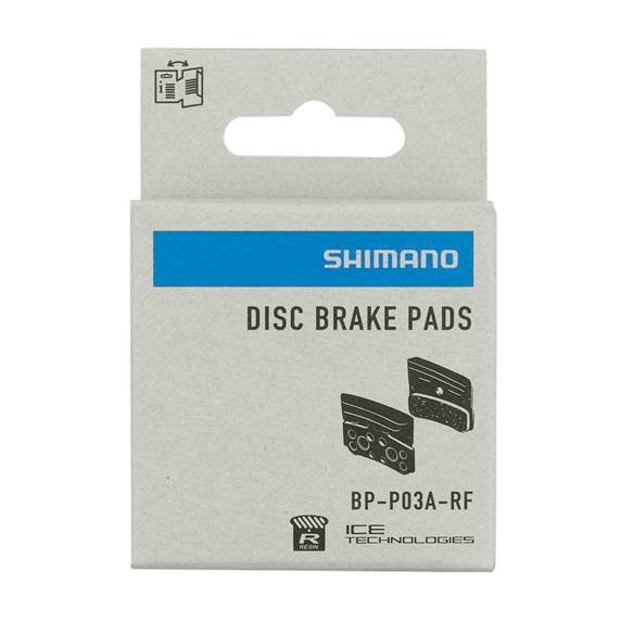 Pastillas Freno Disco Resina ShimanoBP-P03A-RF Aleta 1 Par #2