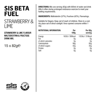 SIS Beta Fuel 80 Polvo 82g Fresa/Lima #3