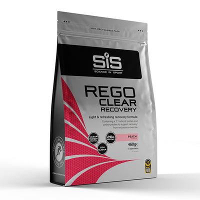 SIS REGO Clear Polvo Recuperador 460g Melocotón