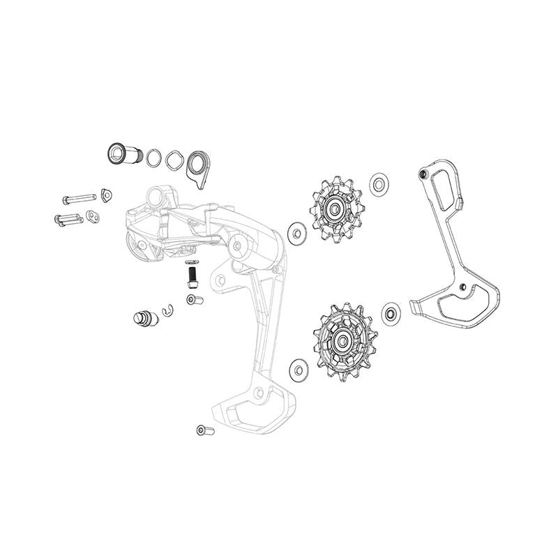 Kit Piezas Montaje Cambio Sram GX 1x11v