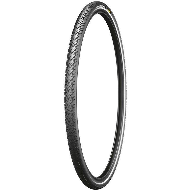 Cubierta Michelin Protek Cross Max Performance Line Rígida Flanco Negro Reflectante