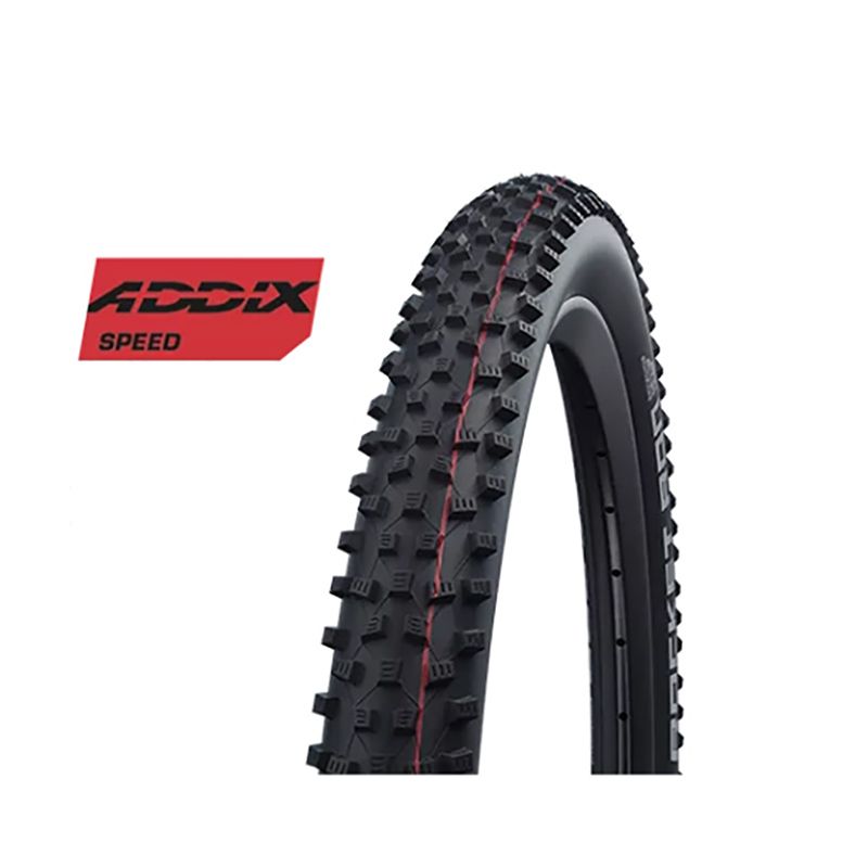 Cubierta Schwalbe Rocket Ron HS438 Evolution Super Race Tubeless Addix Speed Plegable Negro