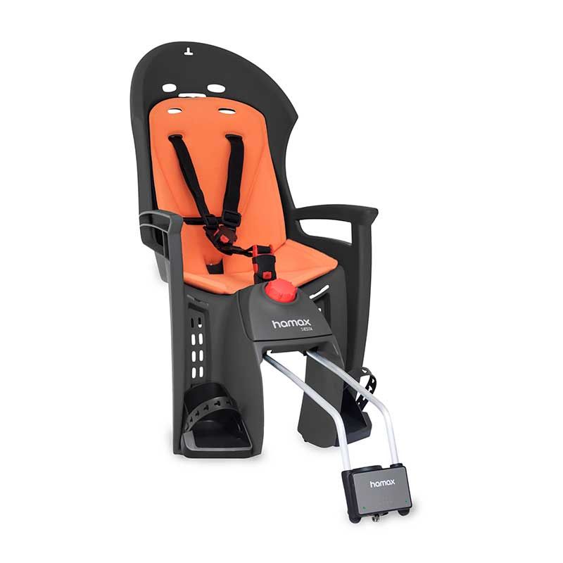 Portabebé Hamax Siesta Cuadro Gris/Naranja
