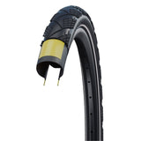 Reifen Schwalbe Marathon Efficiency HS617 Evolution Super Race V-G Addix Faltbar Schwarz Reflektierend