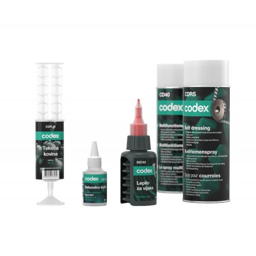 Fijador Roscas Codex 02C70 Alta Resistencia 50ml Verde